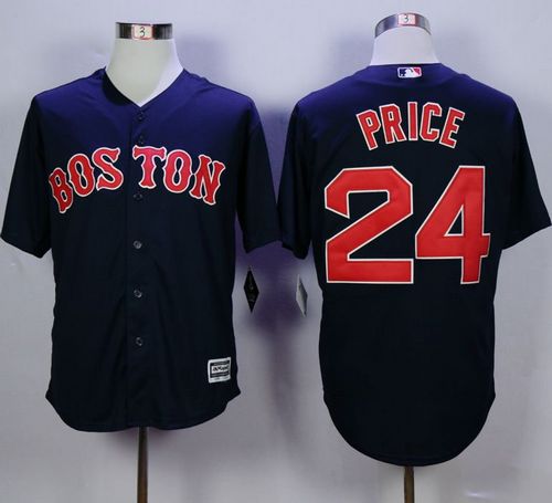 Red Sox #24 David Price Navy Blue New Cool Base Stitched MLB Jersey - Click Image to Close